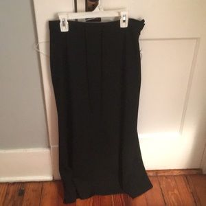Talbots petites‎ long black stretch skirt. Worn 1x